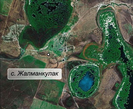 Село Жалманкулак Google Планета Земля