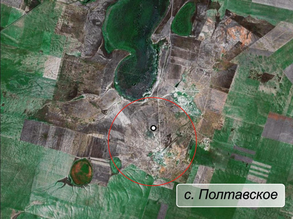 Село Полтавское Google Планета Земля